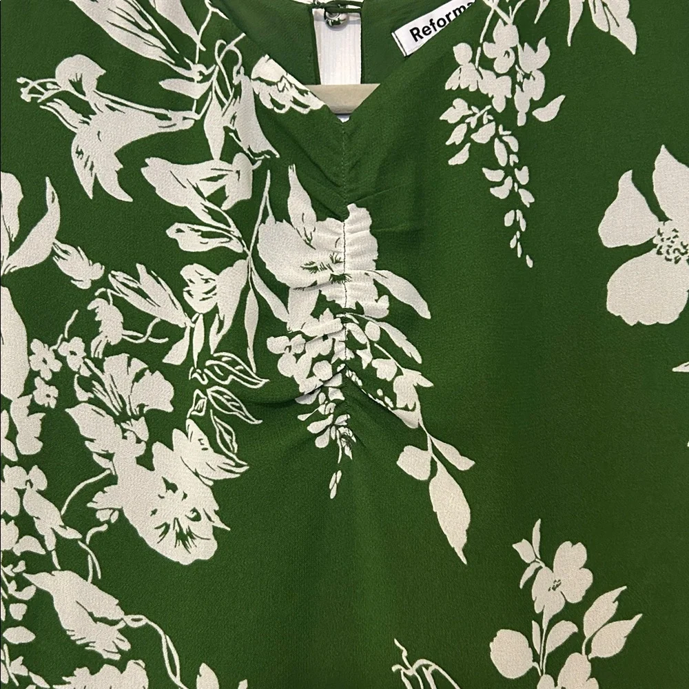 NWT- Reformation Forest Dress in Mystique